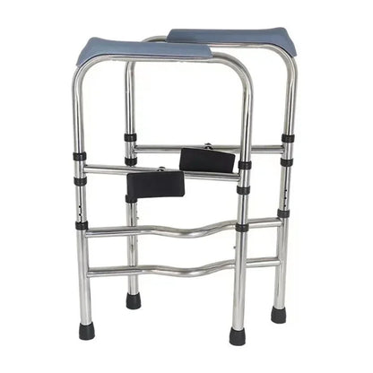 Non Slip Bathroom Armrest Easy To Install Toilet Chair Stainless Steel Lavatory Support Frame Foldable Safety Shower Seat