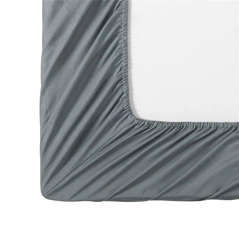 Embroidery Brushed 3/4 Pieces Bed Set Flat Sheet Fitted Sheet Pillowcase Bedding Set for Twin Full Queen King Pillow Sham Soft Aimak Store