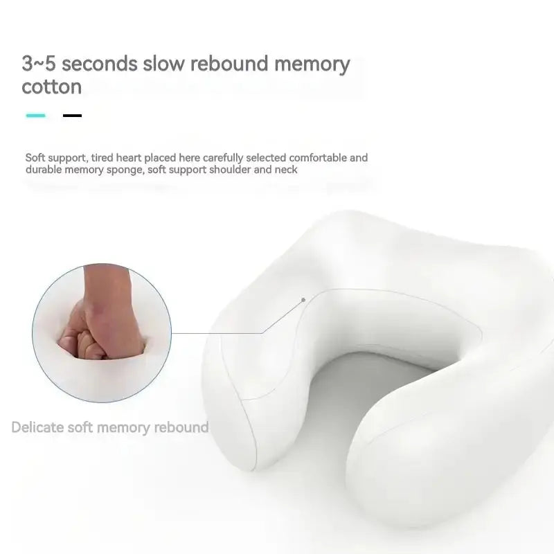 Electric Neck Massage Pillow U-shaped and Fits the Neck Adjustable Heating to Massage and Relax Durable Memory Cotton Aimak Store