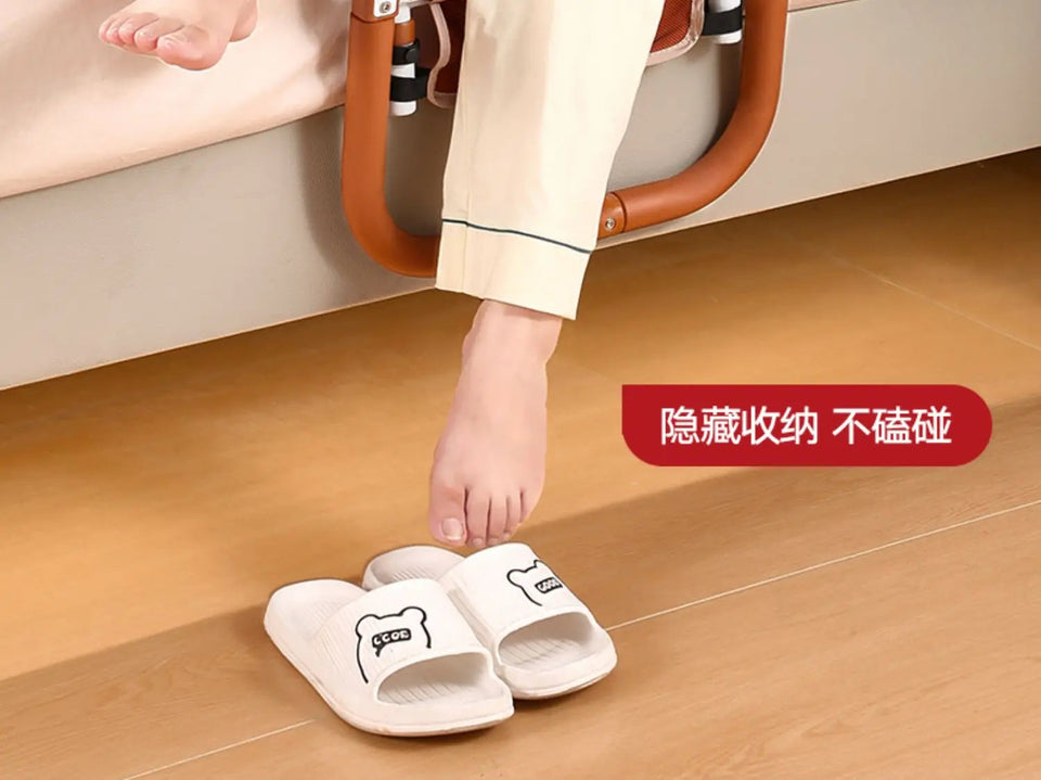 Elderly and Pregnant Stand Up Device Safety Anti Slip Railing Anti Fall Bedside Armrest Convenient Folding Auxiliary Bracket Aimak Store