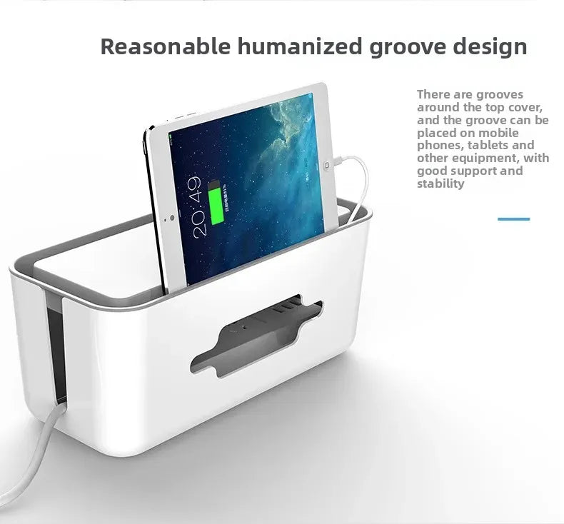 Orico Cmb Extension Lead Storage Box Cable Organizer Desktop Power Cord Management Tray Socket Storage Container Aimak Store