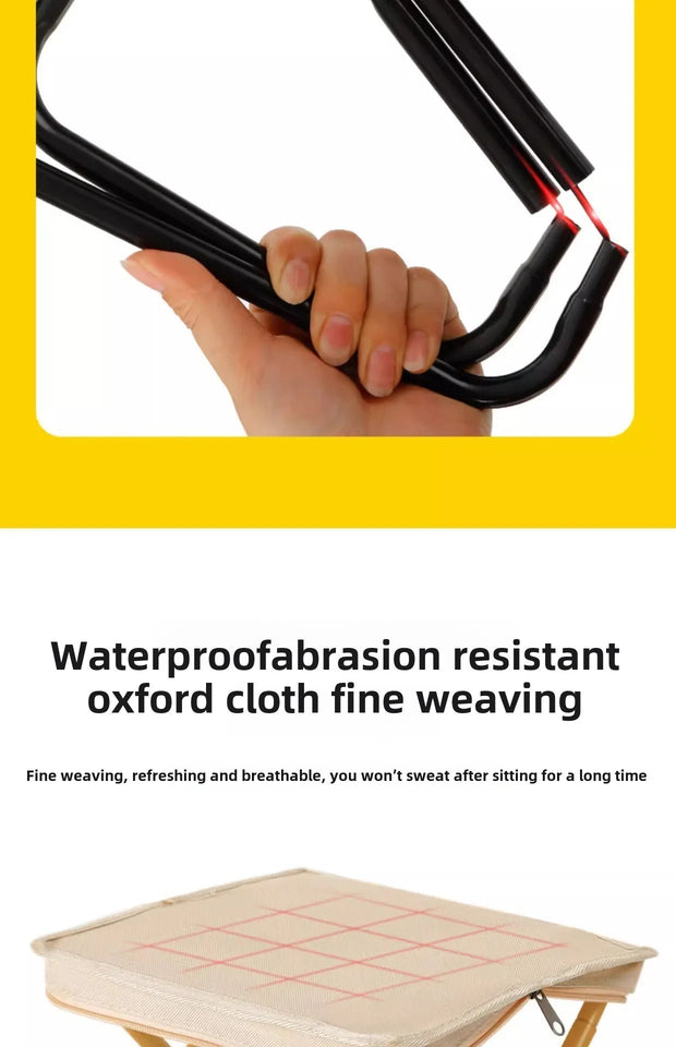 Outdoor Portable Folding Stool Lightweight and Convenient Folding Stool Camping Travel Fishing Portable Stool Aimak Store