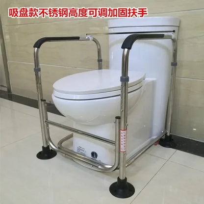 Non Slip Bathroom Armrest Easy To Install Toilet Chair Stainless Steel Lavatory Support Frame Foldable Safety Shower Seat