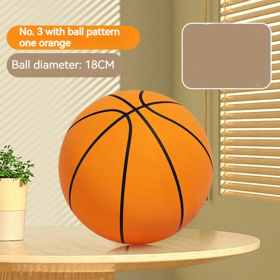 Foam Basketball Silent Mute Ball For Kids Indoor Safe Soft Squeezable Bouncing Toy No Noise Play Gym Home Training Aimak Store