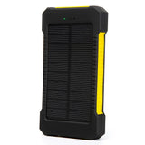 20000mah Portable Solar Power Bank Waterproof External Battery Backup Powerbank 20000 mah Phone Battery Charger LED Pover Ban Aimak Store