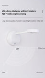 Wall Lamp Rechargeable Intelligent Human Sensing Wireless Night Light Dimmable LED Spotlights for Decoration Painting Lighting Aimak Store