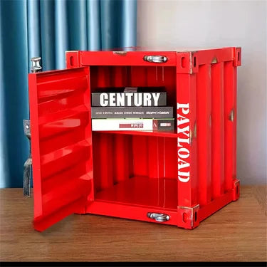 Coffee table, side table, industrial style cabinet, iron bedside table, creative bedside cabinet, small storage cabinet
