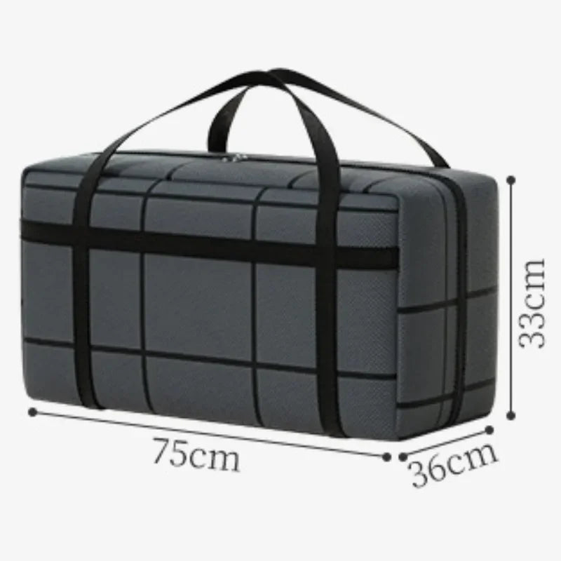 Clothing and Quilt Bag Thickening and Widening Strong Load Bearing Capacity Storage Bag Big Opening Non Woven Fabric Packing Bag Aimak Store