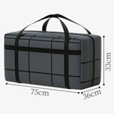 Clothing and Quilt Bag Thickening and Widening Strong Load Bearing Capacity Storage Bag Big Opening Non Woven Fabric Packing Bag Aimak Store