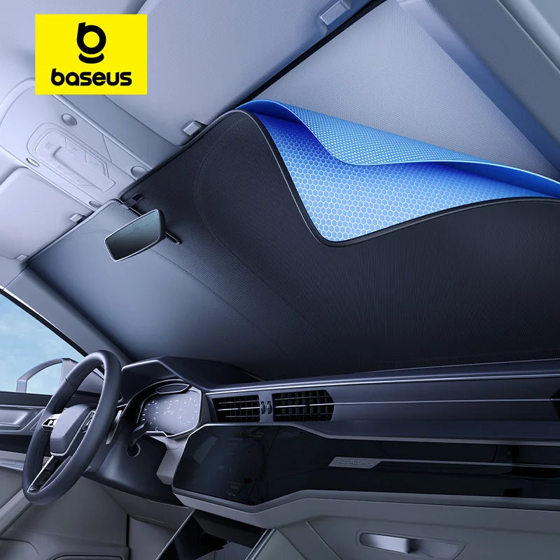 Baseus DT1 Car Sunshade Windshield Cover Folding Car Front Window UV Sun Protection for Summer Sun Shade Curtain Protector Aimak Store