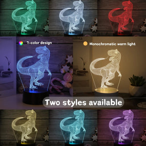 3D Creative Fantasy Dinosaur Night Light USB Home, Bedroom, Living Room, Sleep, Office Light Decorative Light, Gift Light Aimak Store