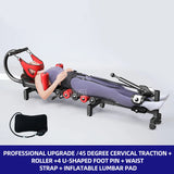Lumbar Spine Stretcher Spinal Traction Home Height Increasing Fitness Spinal Traction Device Inverted And Soothing Bed Aimak Store