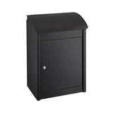 AJF Large Waterproof Outdoor Metal Mailbox Parcel Delivery Drop Box Wall Mount Home Garden Use Steel Newspaper Storage Post Lock Aimak Store