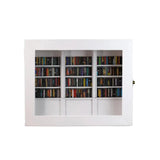 25.4*21.8cm Shake Away Anxiety Bookshelf Figurine Wooden Miniature Pocket Bookcase Bookshelf Insert Ornament Book Lovers Gift Aimak Store