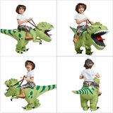 Animal Cartoon Riding T-Rex Inflatable Costume Nursery Kids Dinosaur Role Playing Game Adult Kids Chasing Game Birthday Gift Aimak Store