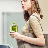 Portable  Silicone Freezer Ice Trays zero-contact pressure ice cube mold Whiskey Ice Cream Silicone Water Bottle Ice Cube Maker Aimak Store