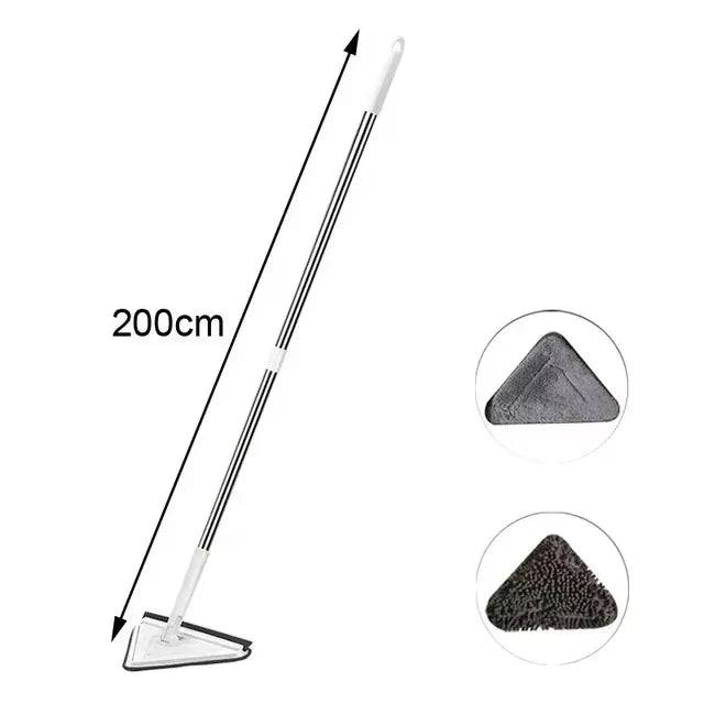 Triangle Mop 360 Rotatable Extendable Adjustable 110 Cm Cleaning Mop For Tub Tile Floor Wall Cleaning Mop Deep Cleaning Mop Aimak Store
