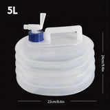 Outdoor Folding Square Water Bag, Car Portable Thickened Bucket, Field Drinking Water Storage Tank Aimak Store