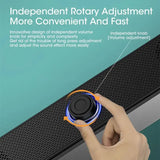 Bluetooth Computer Speakers Wired Surround Sound Bar Stereo Subwoofer Soundbar for Desktop Laptop PC Mini Home Theater System Aimak Store