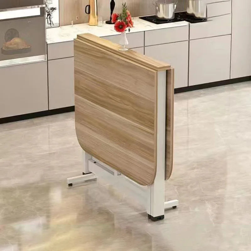 Joylove Folding Dining Table Home Imitation Rock Board Ultra-thin Multi-functional Combination Dining Table Multi-person Table Aimak Store