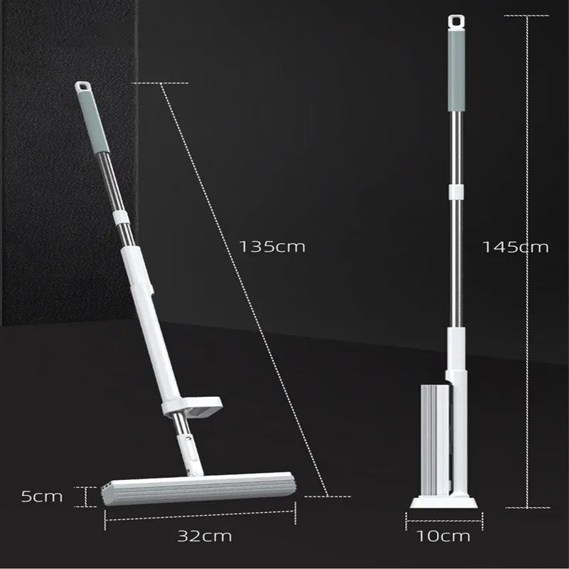 Hot Enlarged Floor Mop Hand Washing Free Lazy Mop Self-Wring Squeeze Household Automatic Dehydration Magic Flat Mops Cleaning Aimak Store