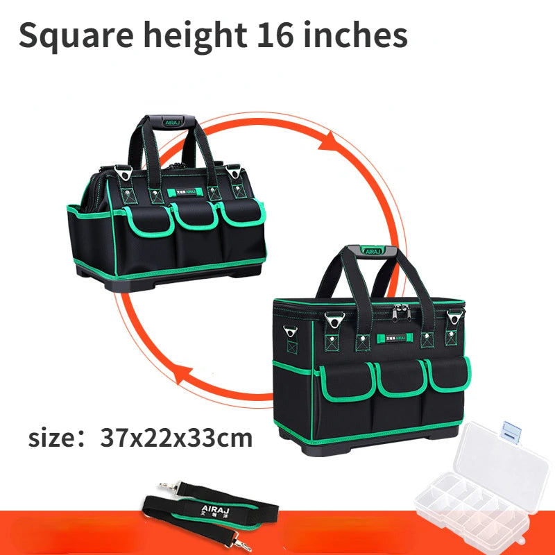 Electrician's Tool Bag 16/18/20/23 Inch Hardware Maintenance Storage Bag Portable Wear-resistant Thickened Oxford Waterproof Aimak Store
