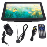 14 HD Portable Digital TV ISDB-T with Stand, Tuner for home & Car, EU Plug 110-220V - Compact Entertainment Solution Aimak Store