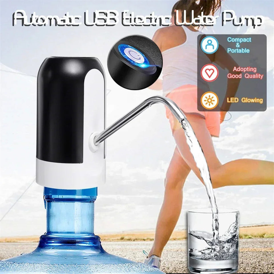 Water Dispenser Pump Portable Electric Water Dispenser Pump for 5 Gallon Bottles USB Rechargeable Water Bucket Tool Carboy Bar Aimak Store