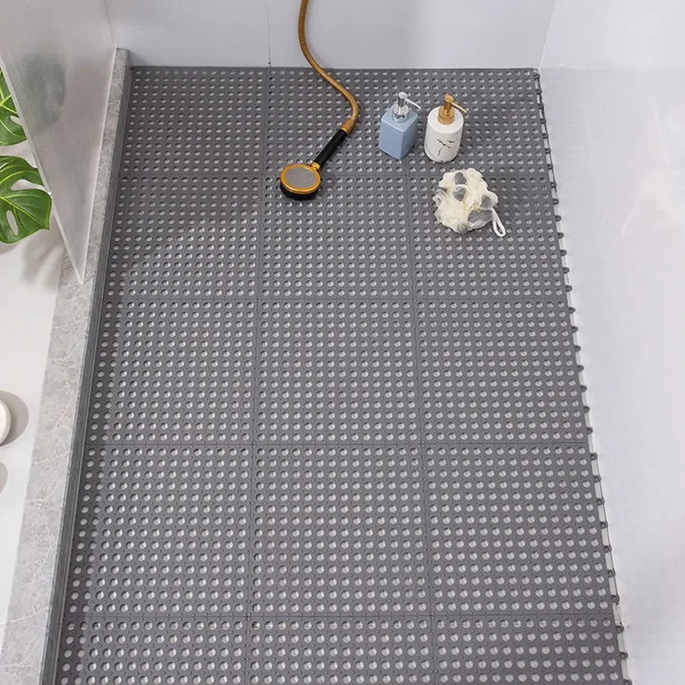 TPE Anti-slip Splice Toilet Ground Mat Bathroom Carpet Pet Cage Floor Mat Rabbit Foot Mat Aimak Store