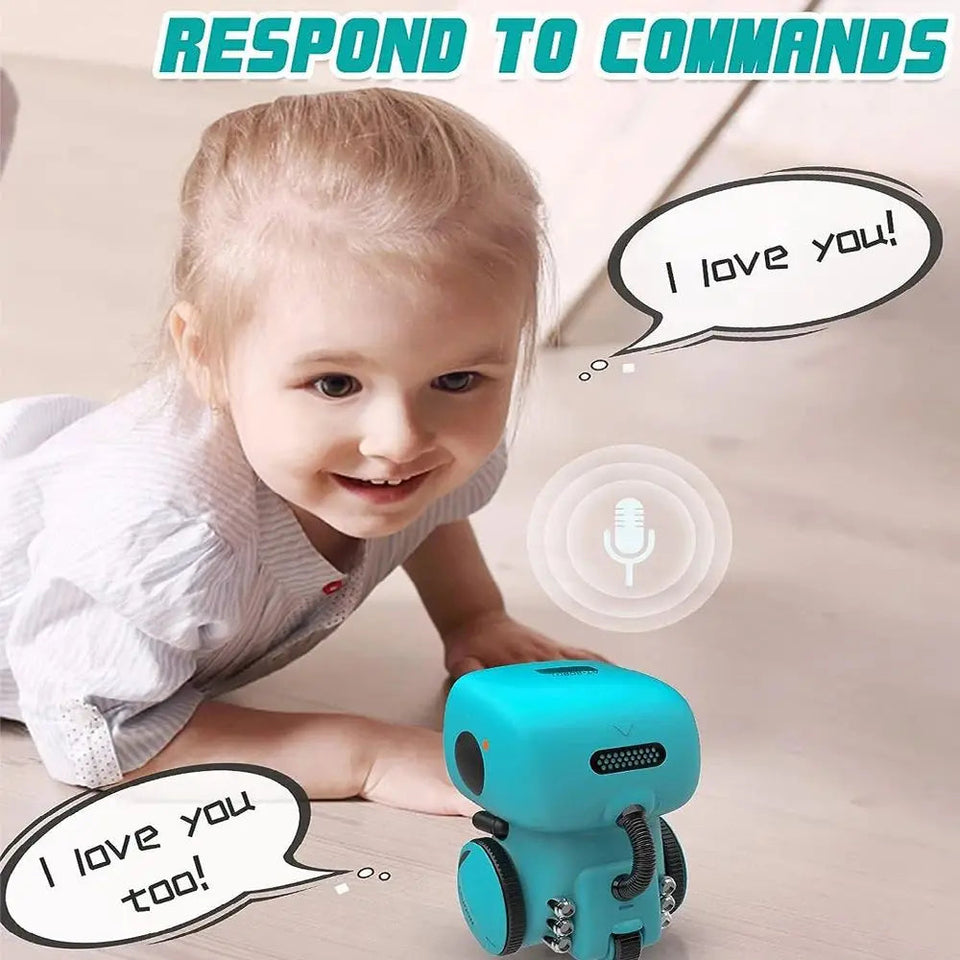Toy Robot Intelligent Robots Russian & English & Spanish Version Voice & Touch control Toys Interactive Educational RC Robot Aimak Store