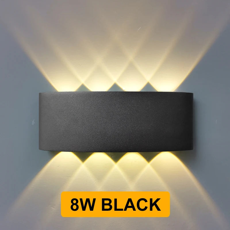 Outdoor Wall Lamp IP65 Waterproof Garden Lighting AC86-265V Exterior Wall Light Living Room Stair Porch Light Home Decor Fixture Aimak Store