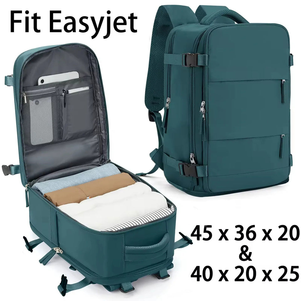Easyjet Cabin Bag 45x36x20 Backpack, 40x20x25 Ryanair Carry-Ons, Women/Men Aeroplane Travel Backpack, Cabin Size Laptop Backpack Aimak Store