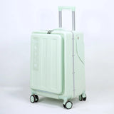 2025 New Suitcase with Seat for Kids Front Open Lid Suitcases on Wheels Kids Trolley Luggage Aluminium Frame 20/22 inch Aimak Store