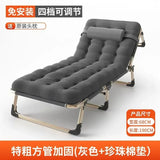 Camping Outdoor Folding Bed with Mattress Cot 400 Lbs Heavy Duty Sturdy Portable Stainless Steel Legs Sleeping Cot Aimak Store