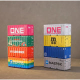 New Container Mini Iron Box Small Container Model Storage Box Creative Desktop Ornament Storage Rack Multi-Functional Metal Box Aimak Store