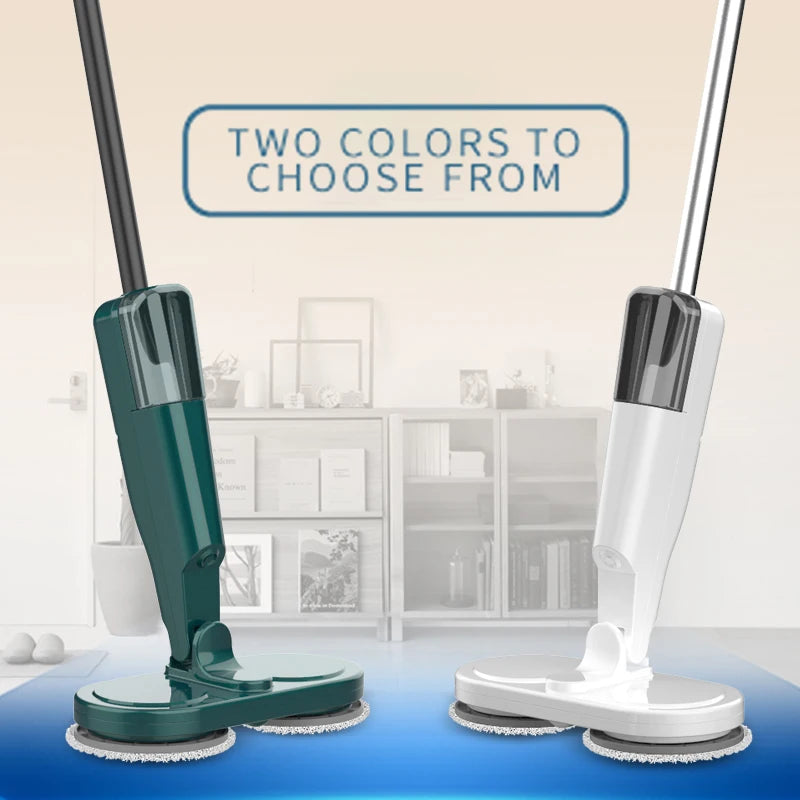 Electric Water Mop Cleaner Machine 360° Rotatable Spin Cleaning Mop Squeeze Wet and Dry Use Hand Push Household Floor Cleaning Aimak Store
