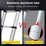 DayPlus 3.2-6.2M Telescopic Ladder with Roof Hook Kit Aluminium Portable Multi-Purpose Folding Portable Heavy Duty Extendable Aimak Store