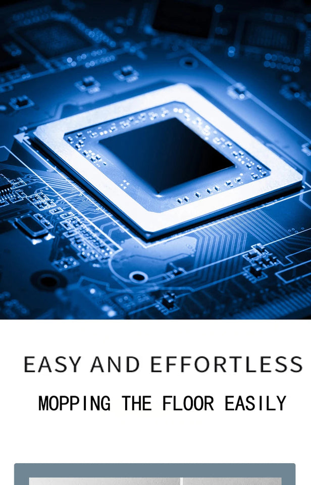 Electric Water Mop Cleaner Machine 360° Rotatable Spin Cleaning Mop Squeeze Wet and Dry Use Hand Push Household Floor Cleaning Aimak Store