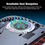 1-5Pcs Dust Filter For PS5/PS5 Slim/PS5 Pro Console Fan Dustproof Mesh Net Breathable Cooling Fan Dust Cover Game Accessories Aimak Store