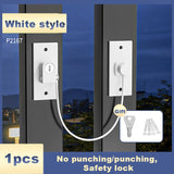 Safety lock Door and window,Fridge Lock,Traceless Adhesive No Drilling,Child Safety Cabinet Locks,for Fridge,Cabinet Locks, Draw Aimak Store