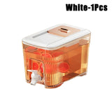 Cold Kettle with Faucet Household Put Refrigerator Fruit Tea Drinks Large Capacity High Temperature Resistant Cool Water Bottle Aimak Store
