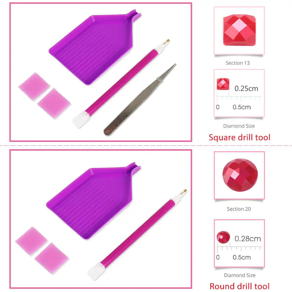 Huacan Wild Horses Diamond Painting Artistic Landscape Gem Canvas Wall Art Diamond Embroidery Full Round Rhinestones Aimak Store