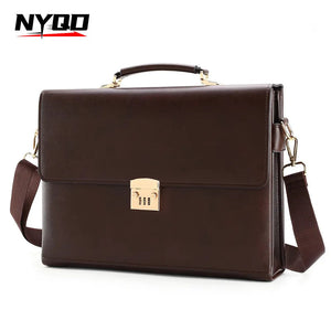 Men's High Quality Business Briefcase Crossbody Shoulder Messenger Bags Male Office Handbag Laptop Bags Bolsos Para Hombre Aimak Store