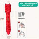 Versatile Sink & Faucet Repair Tool Kit - Adjustable Wrench Set for Kitchen and Bathroom Installation, Durable Plastic Aimak Store