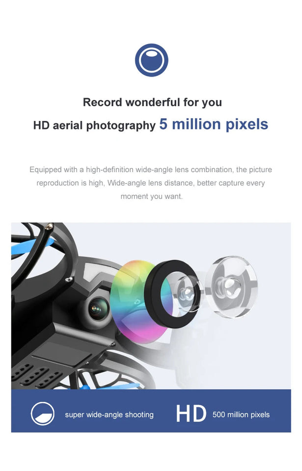 4DRC V8 Mini Drone 4k profession HD Wide Angle Camera 1080P WiFi fpv Drones Height Keep Remote Control Helicopter Gift Toys Aimak Store