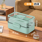 Household Medicine Box Large-capacity Medicine Multi-layer Sorting Storage Box Portable Storage Box for Groceries Aimak Store