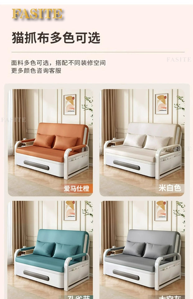 2025 New 1.2 Multi functional single double bed room sofa bed folding dual-use Internet new living room On Sale Aimak Store