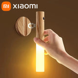 Xiaomi Intelligent Night Light Human Body Induction LED Rechargeable Household Corridor Cabinet Toilet Wall Induction Lighting Aimak Store