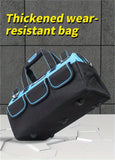Multifunctional Tool Bag Thickened Large Capacity Waterproofed Wear-Resistant Toolkit MultiPocket Electrician Storage Bag Aimak Store