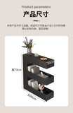 Nordic Space-saving Iron Art Coffee Table Home Living Room Furniture Gap Bookshelf Floor-to-ceiling Bay Window Storage Rack Aimak Store